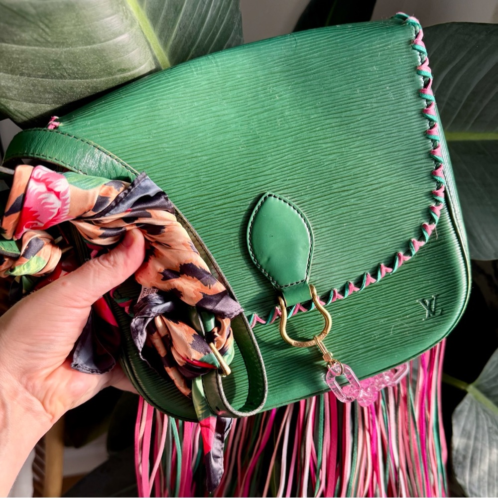 SOLD Authentic: Vintage, Louis Vuitton Saint Cloud GM Shoulder/ Crossbody Bag